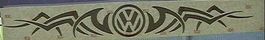 WV Tribel Aufkleber für Front/Hecksche