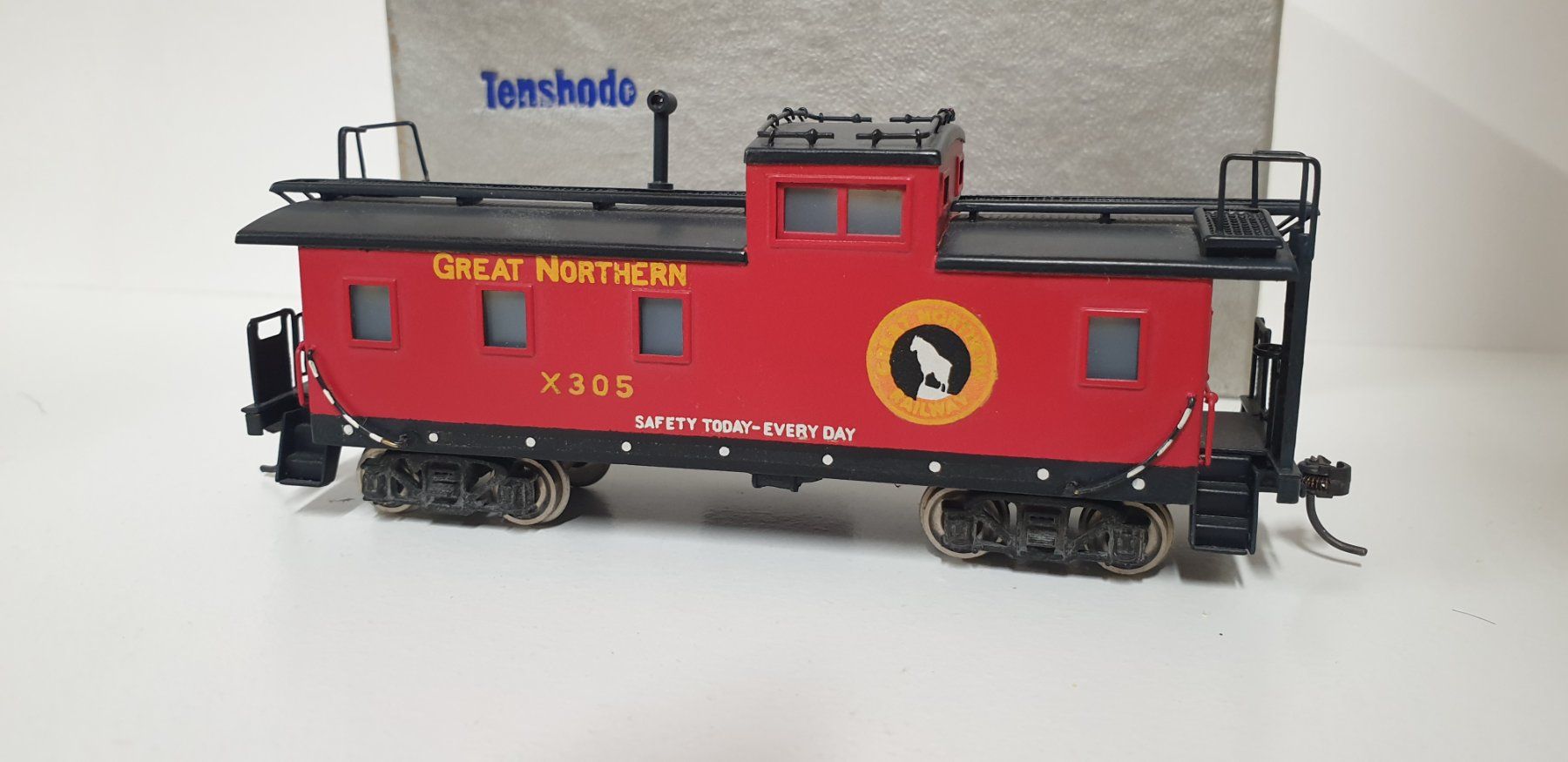 Modelleisenbahnen: Tenschodo Great Nothern Caboose  H0 – Gebraucht aus Neuenhof von ludovicco 3