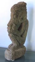 Stele Steinskulptur der Kanbera/Rindi Ethnie in Ost-Sumba
