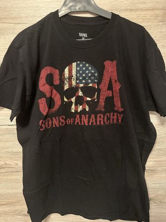 T-shirt Sons of Anarchy taille L noir homme usé