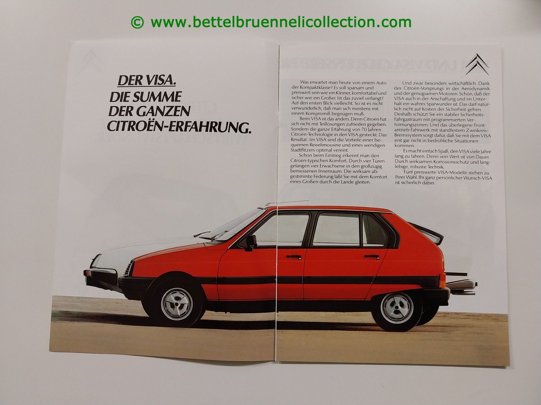 Citroën Documenti: Citroën Visa 1983/03 Prospekt deutsch – Usato da Weingarten-Kalth venduto da Bettelbruenneli 1