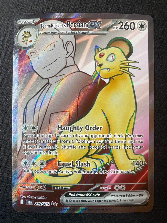 Team Rocket's Persian ex 219 - Destined Rivals - EN (Neu (gemäss ...