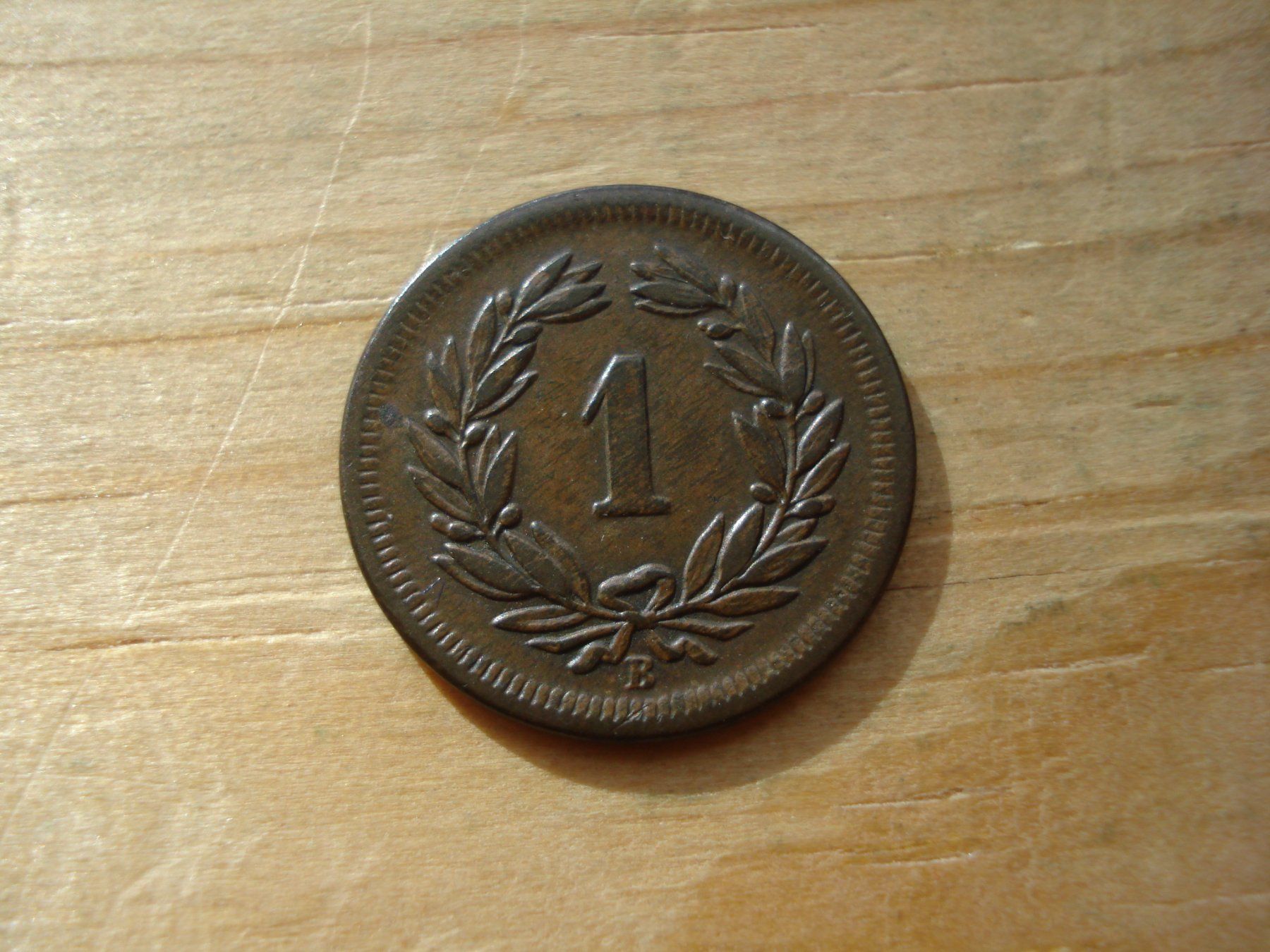 Tutti le monete: (Z2) 1 Rappen 1863 VZ – Usato da Erlach venduto da Net-Coins 1