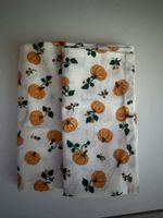 Herbst Deko - Zwei neue Baumwolltücher mit Kürbismotiven