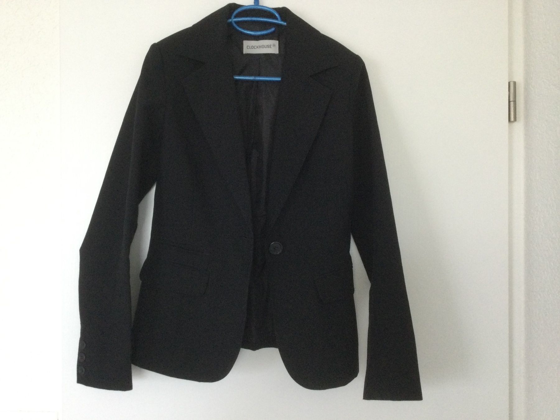 C&A Giacche: Blazer Clockhouse schwarz ein Knopf gebraucht guter Zustand – Usato da Zug venduto da ang_rxx5