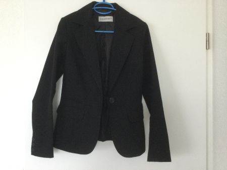 Blazer Clockhouse schwarz ein Knopf gebraucht guter Zustand