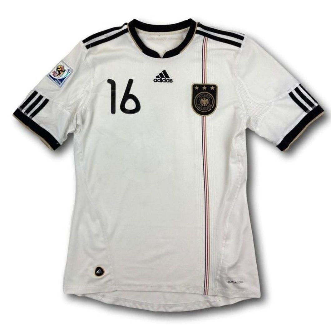 Canottiere & Pantaloni: WM 2010 Original Philipp Lahm Trikot Grösse M – Usato da Kilchberg ZH venduto da BlaugelbeMacht1921