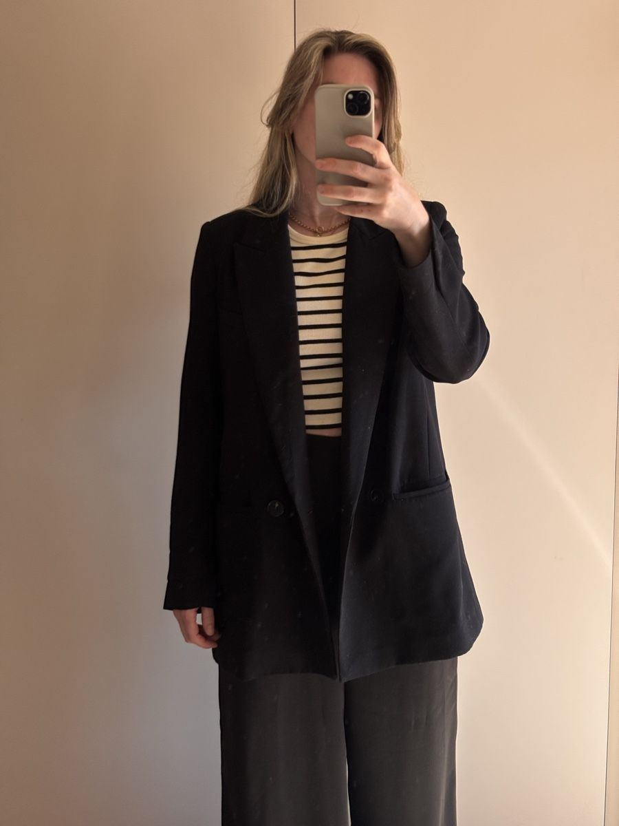 Zara Giacche: Schwarzer Zara Blazer, Grösse S – Usato da Stäfa venduto da InesBo