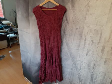 Seidenkleid bordeaux 100% Seide