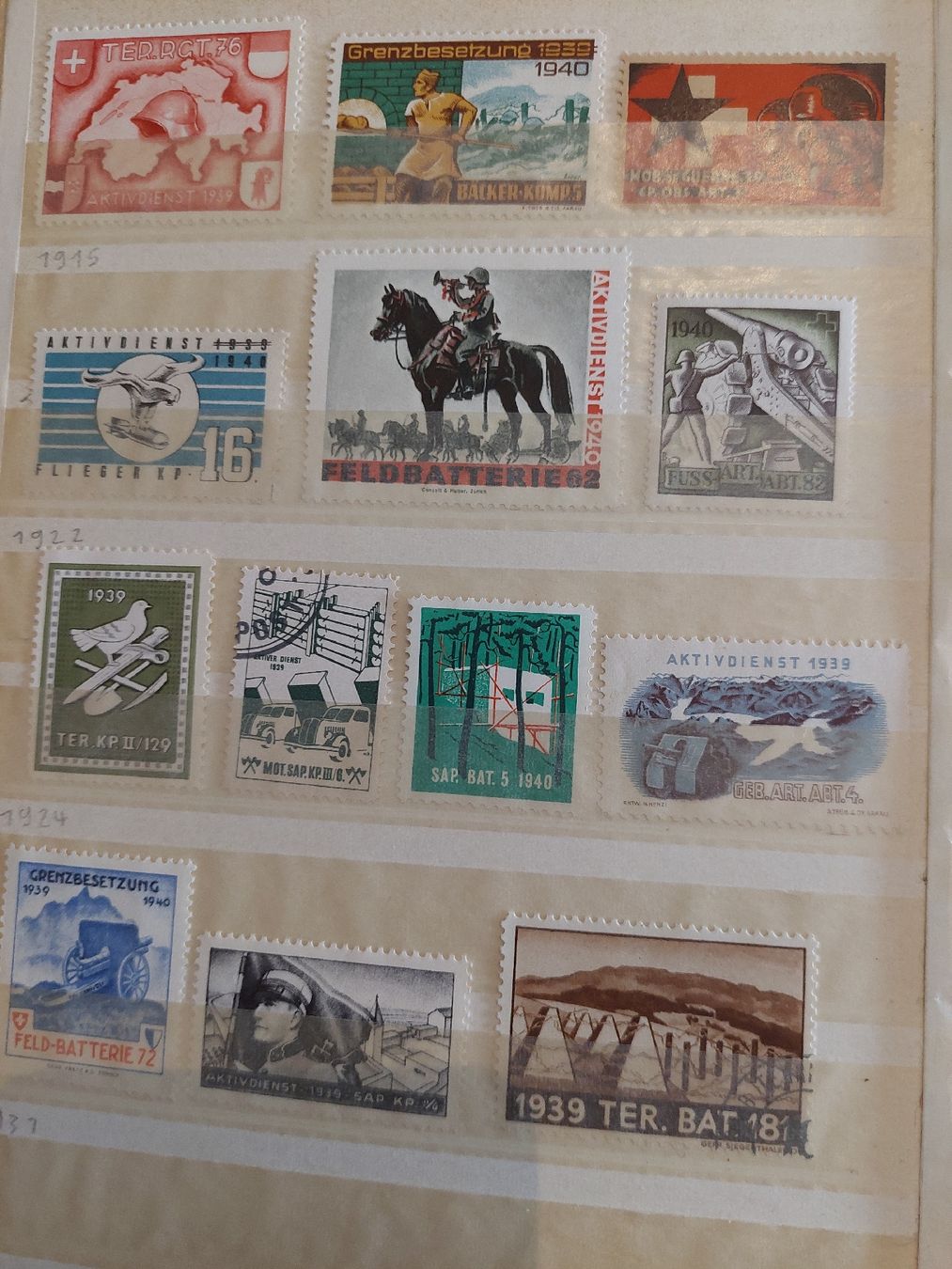 Alle Briefmarken: Timbres Suisse militaire  – Gebraucht aus Le Locle von wchs 5