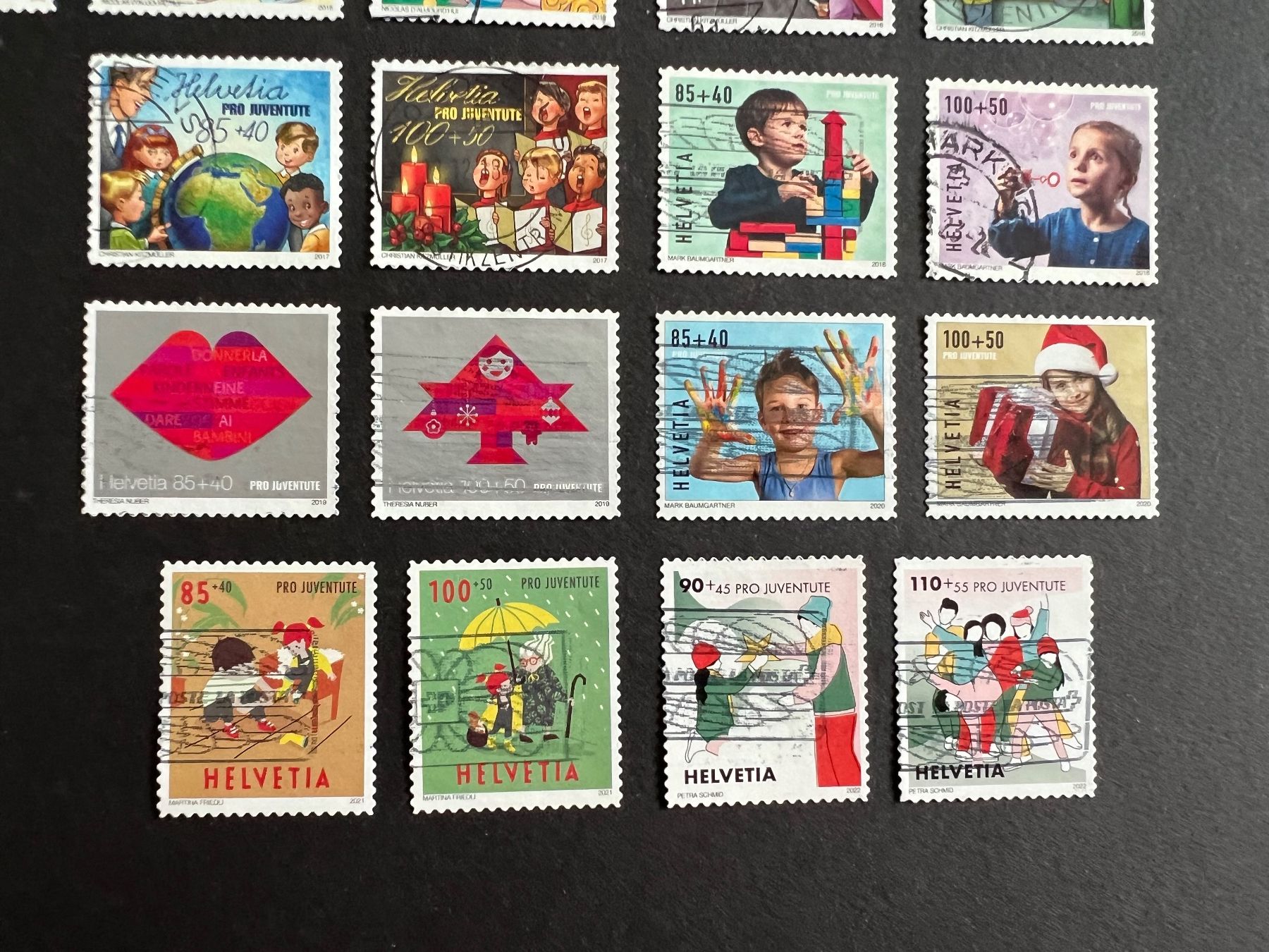 Alle Briefmarken: PJ Sätze von 2000-2022 gestempelt – Gebraucht aus Braunau von Desil2511 5
