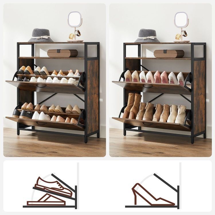 Armadi: Schuhschrank 2 Klappen 2 Fächer Flur 60x30x95 SOFIA – Nuovo e nell'imballaggio originale da Lachen SZ venduto da MAMORU-MOEBEL 4