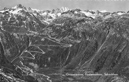 Grimsel BE – Grimselstrasse Finsteraarhorn Schreckhorn