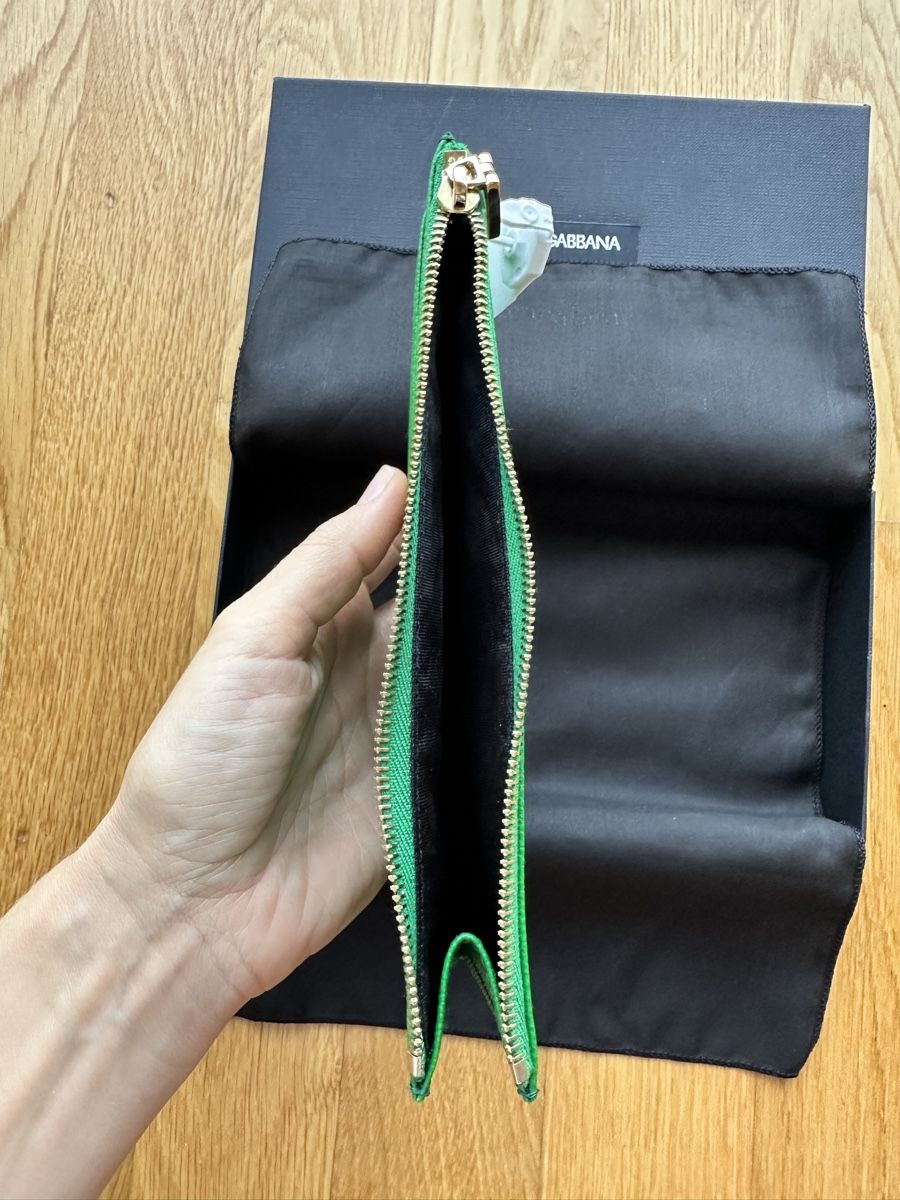 Dolce & Gabbana Portemonnaie: DOLCE GABBANA NEW! green wallet – Neu und originalverpackt aus Stäfa von gra_d5rt 4