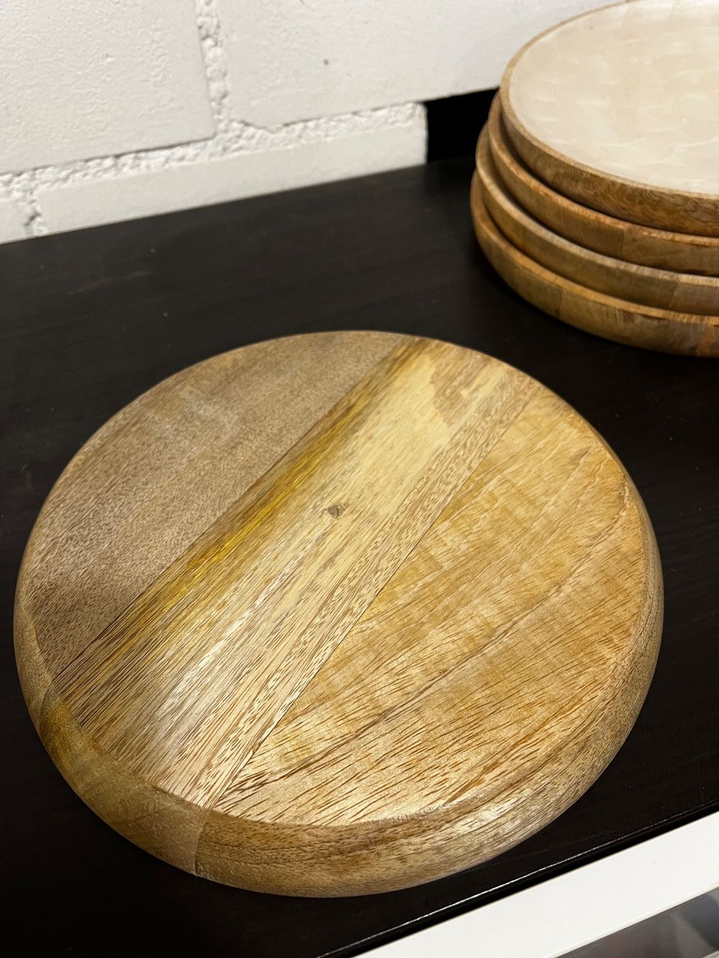 Piatti di portata: Schöne Teller / Platte aus Mangoholz – Nuovo (secondo la descrizione) da St. Peterzell venduto da andrea2012 1