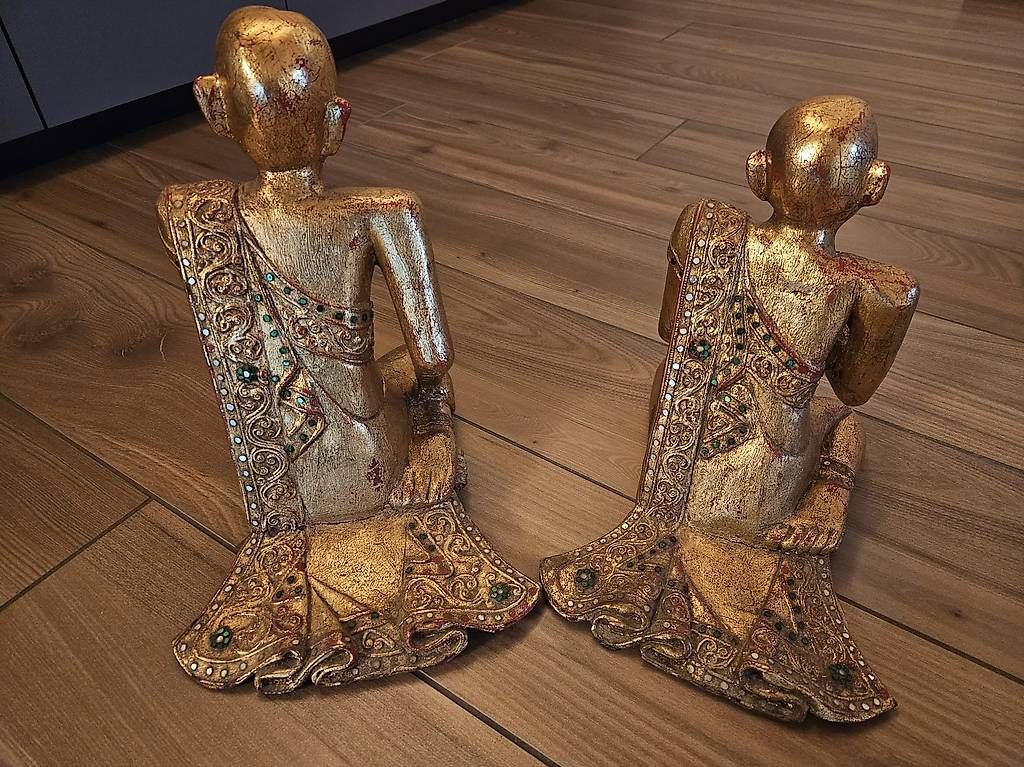 Sculture & Statue: tris di Statue in legno Birmane – Usato da Capolago venduto da men_sbb5 2
