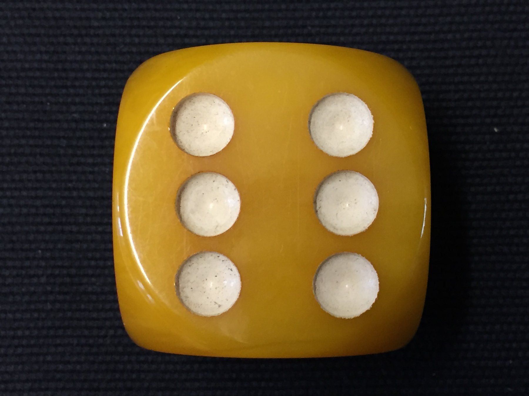 Giochi: Vintage DDR Würfel Bakelit Catalin 4.5cm – Usato da Schaffhausen venduto da vintageville 8