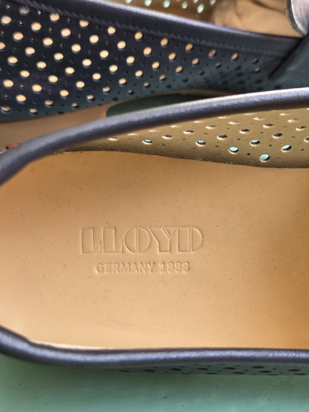 Lloyd Scarpe da donna: Lloyd Leder-Loafer Dunkelblau Gr. 41 – Usato da Bern venduto da -Aniko- 5