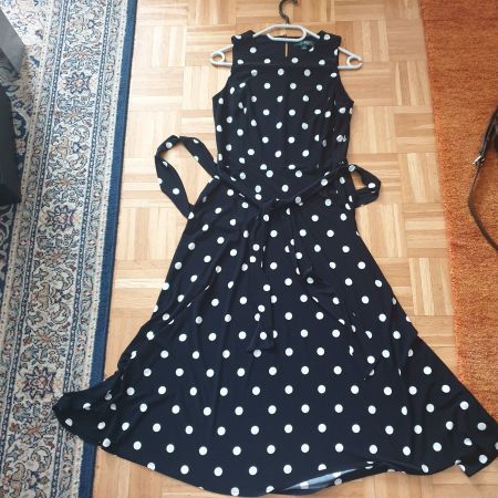 Ralph Lauren, gepunktetes Kleid Gr. S