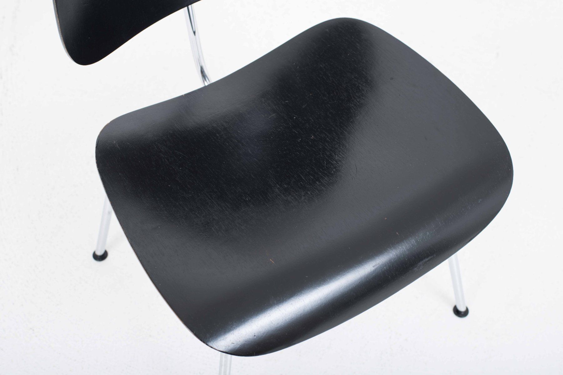 Herman Miller Sedie: Herman Miller / Vitra DCM Stuhl von Eames in Schwarz – Usato da Zürich venduto da STUZH38 5