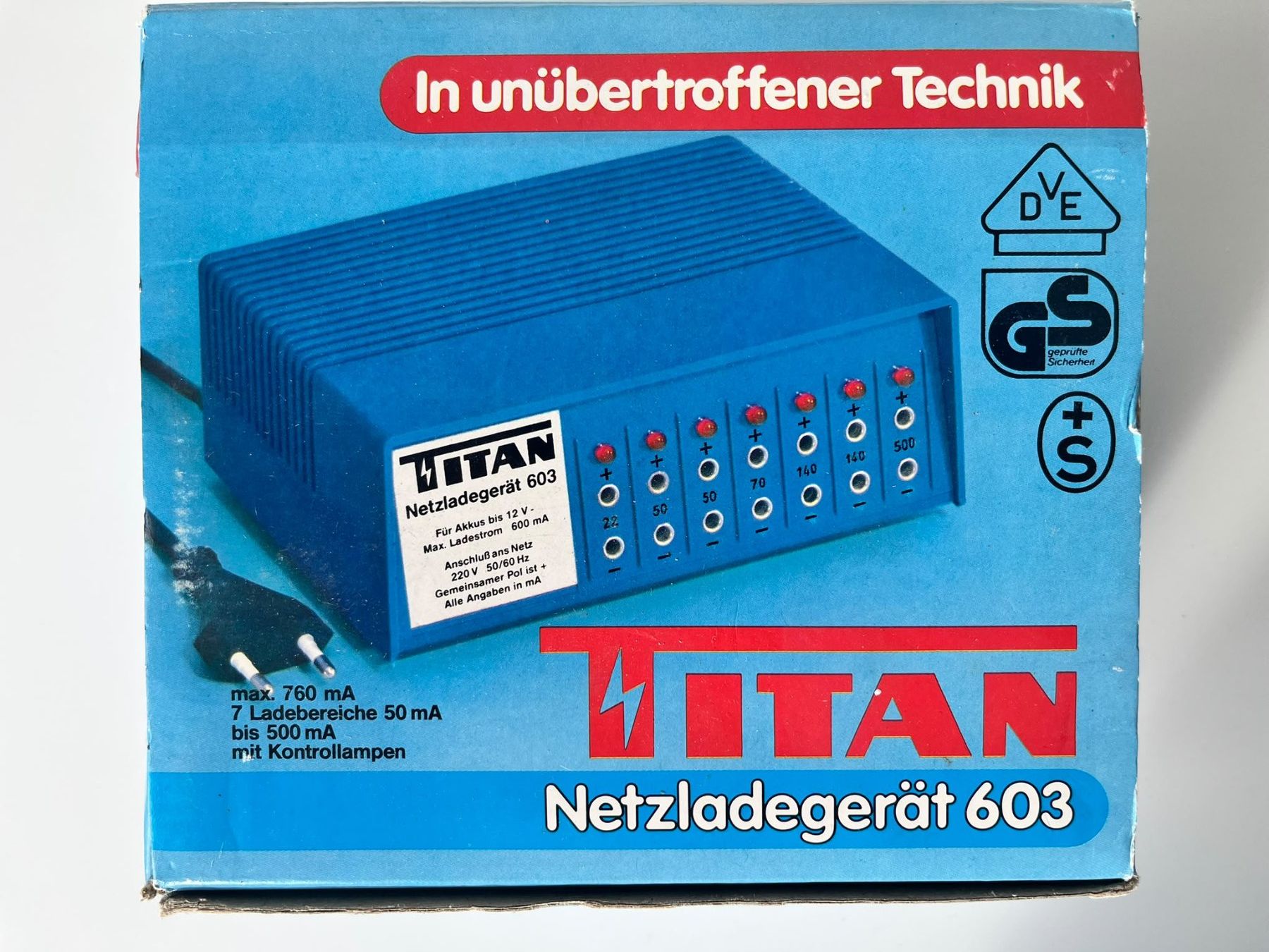 Modelleisenbahnen: Titan Netzladegerät 603 – Neu (gemäss Beschreibung) aus Baden von Muschti