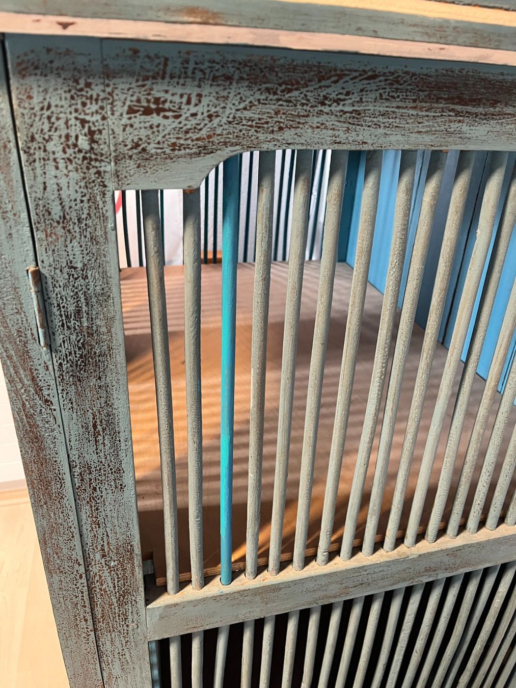 Armoires: Blauer indonesischer Schrank – D'occasion à Brugg AG par kja_86hm 2