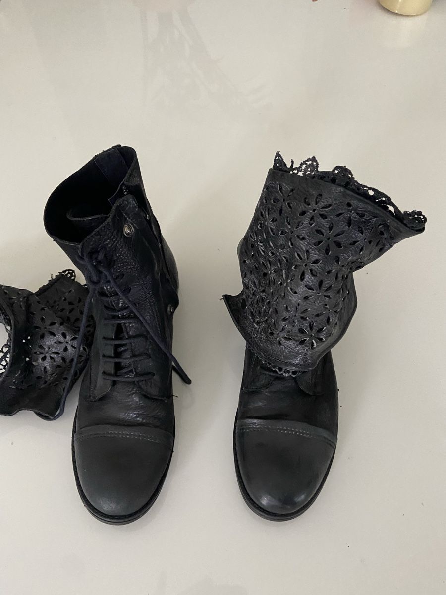 Scarpe da donna: Boots Stiefeletten schwarz Gr 40 Echtleder – Usato da Horgen venduto da smlecnik78 1