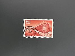 1947 Gotthardschnellzug 20 Rp #279 ʘ Basel 8