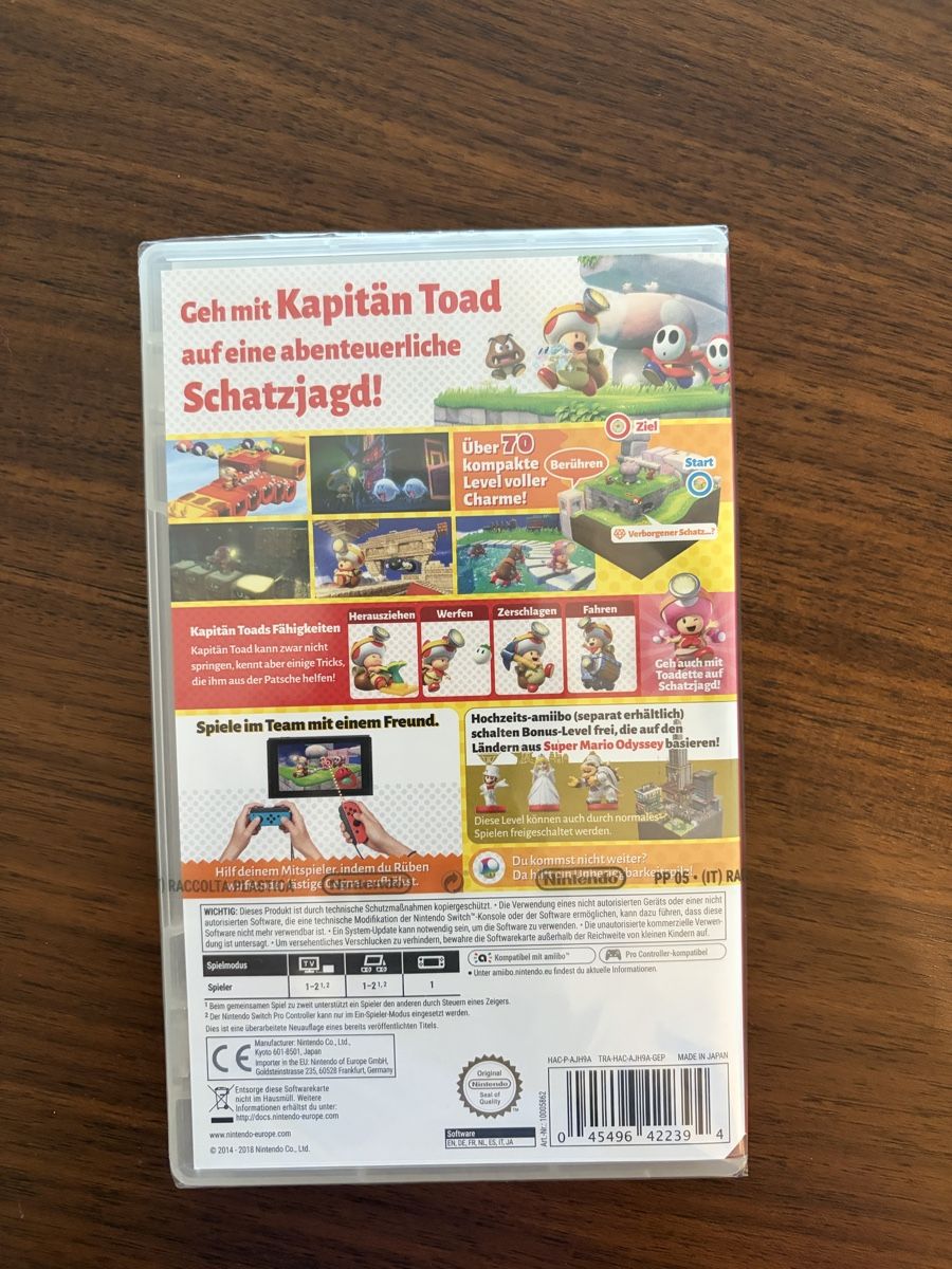 Nintendo Giochi: Nintendo Captain Toad: Treasure Tracker (neu) – Nuovo e nell'imballaggio originale da Cham venduto da avonscrystal 1