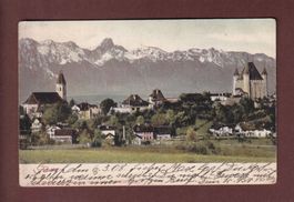 THUN - Schloss und Kirche - 1908
