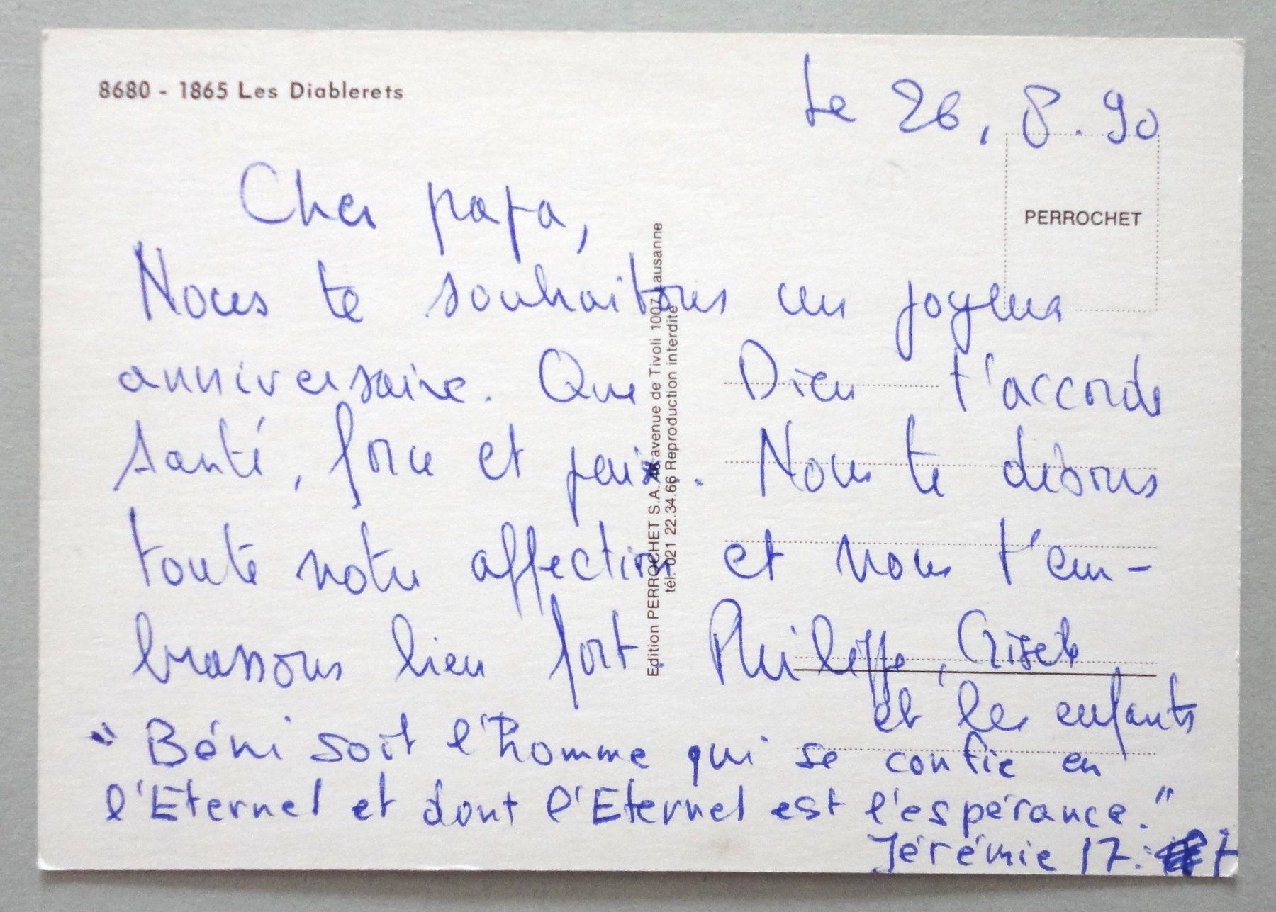 Cartoline postali: Les Diablerets – Usato da Fétigny venduto da Billy2miny 1