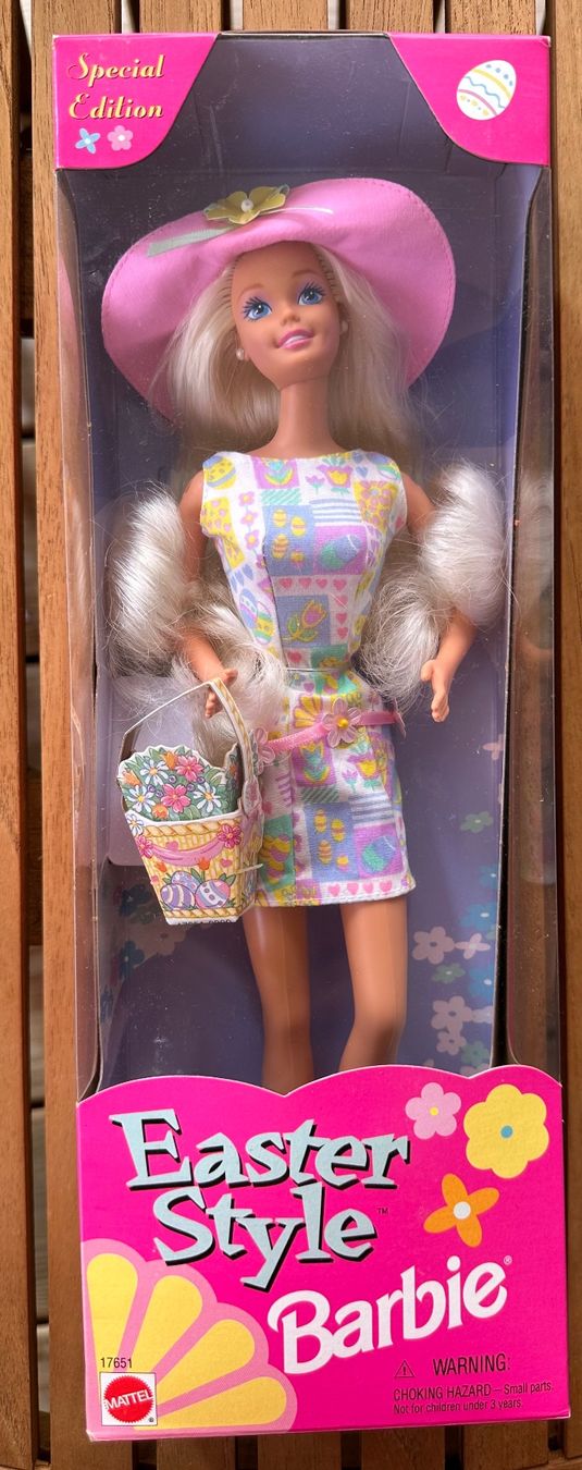 Bambole: OSTERN -  Easter Barbie 1997, Neu, OVP, Vintage – Nuovo e nell'imballaggio originale da Rombach venduto da mar_p9s5