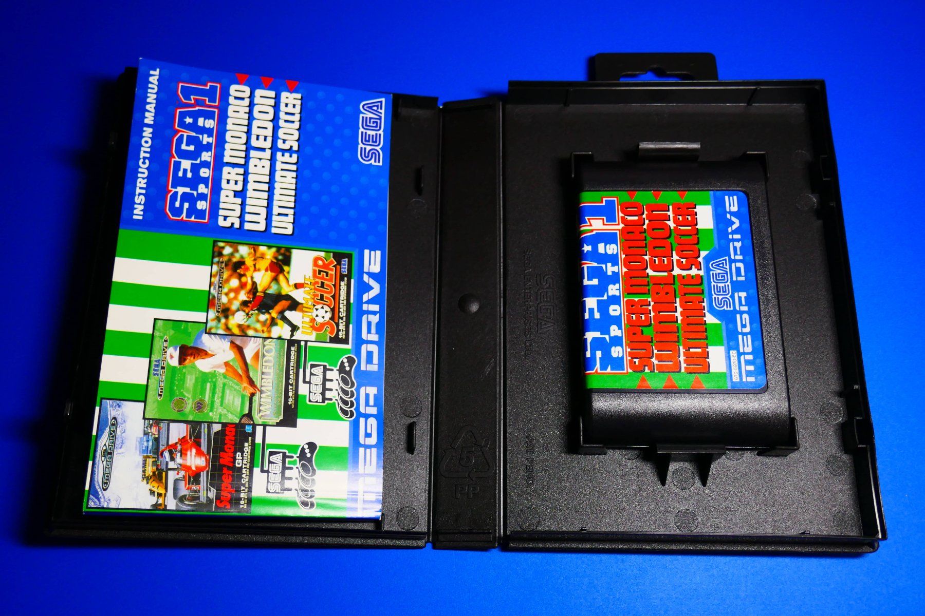 Sega Spiele: Super Monaco - Wimbledon - Ultimate Soccer - Sega Mega Drive – Gebraucht aus Vuarrens von Espace-Retro 1