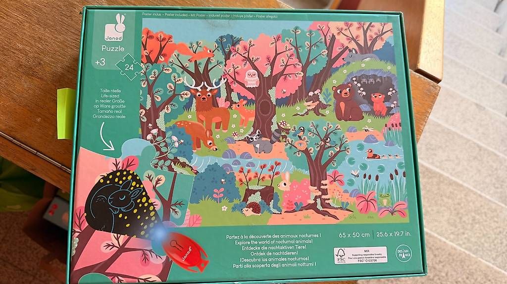 Puzzle: Puzzle Geant qui brillet de la marque JANOD – Usato da Penthalaz venduto da Brunogtr35 1