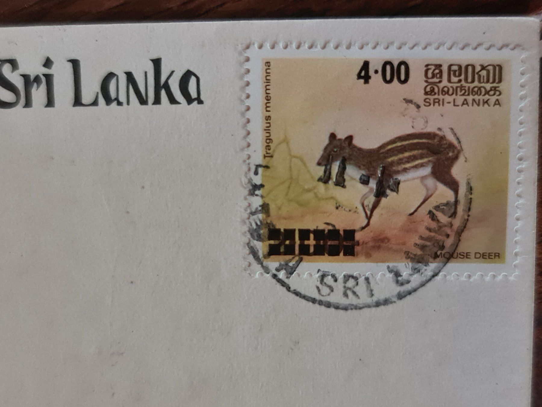 Cartoline postali: Ansichtskarte Sri Lanka Lankatilaka Vihara – Usato da Dintikon venduto da Vexi 1