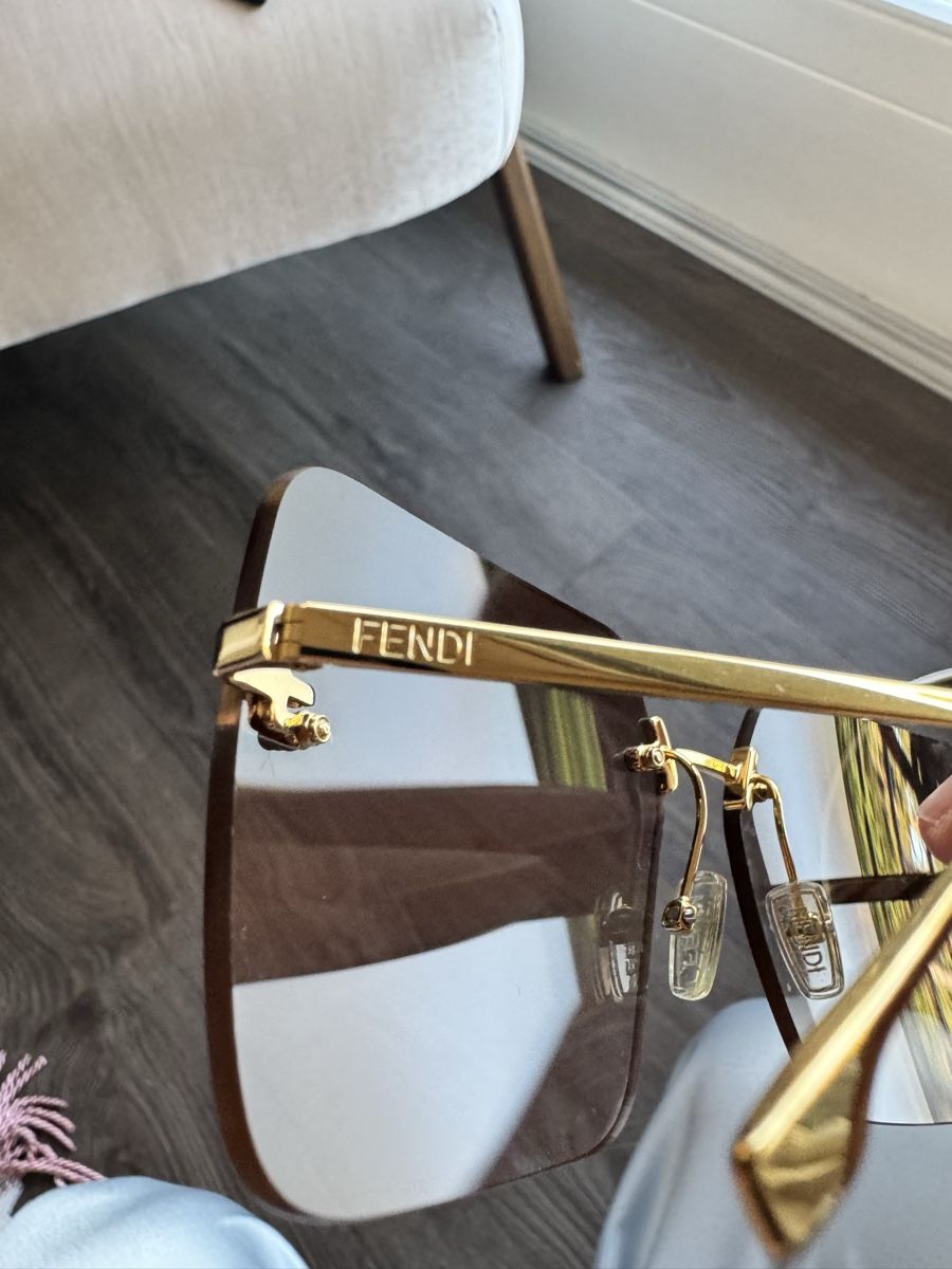 Fendi Occhiali & Lenti: Fendi sunglasses gold/brown, new, with case – Nuovo (secondo la descrizione) da Thonex venduto da Lux_brands01 5