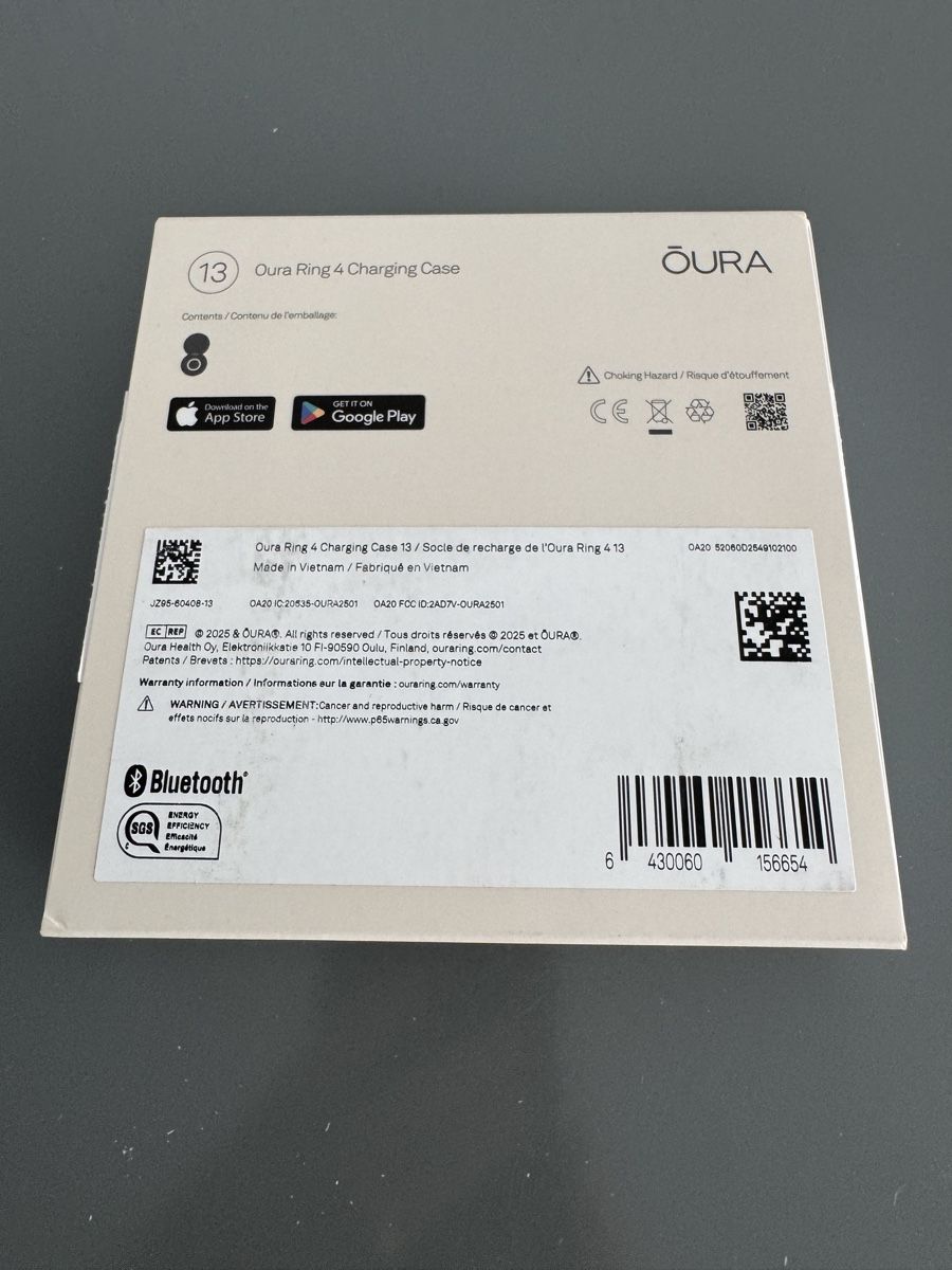 Oura Ladegeräte: Oura 4 Charging Case Size 13 Ladecase – Neu (gemäss Beschreibung) aus Niederrohrdorf von 54Belaadpa43 3