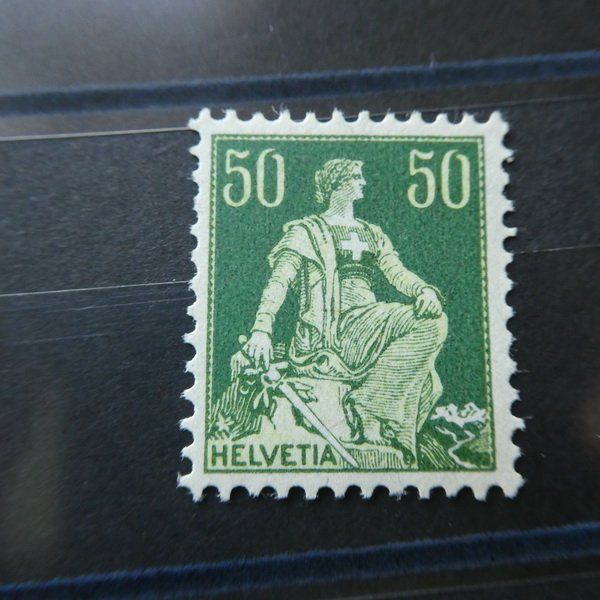 Alle Briefmarken: Nr. 113 ** HELVETIA mit Schwert – Neu (gemäss Beschreibung) aus Egliswil von Trens01 1