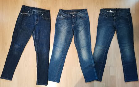 3 Jeans – Grain de Malice 36 + LONA 30 + BENETTON 27