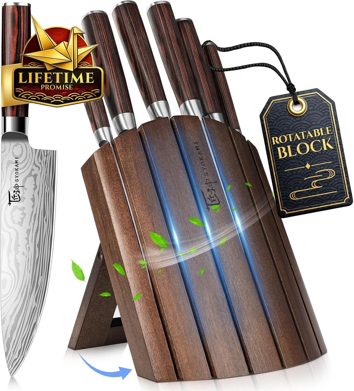 Coltelli: Küchenmesser Set 7-teilig Karbonstahl mit Magnetblock – Nuovo e nell'imballaggio originale da St. Gallen venduto da sch_zsz7