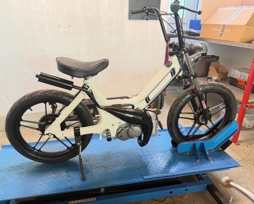 Puch Sistemi di scarico: ADDY Auspuff H100A+ Puch – Usato da Langwiesen venduto da Schwedenpanzer88 3