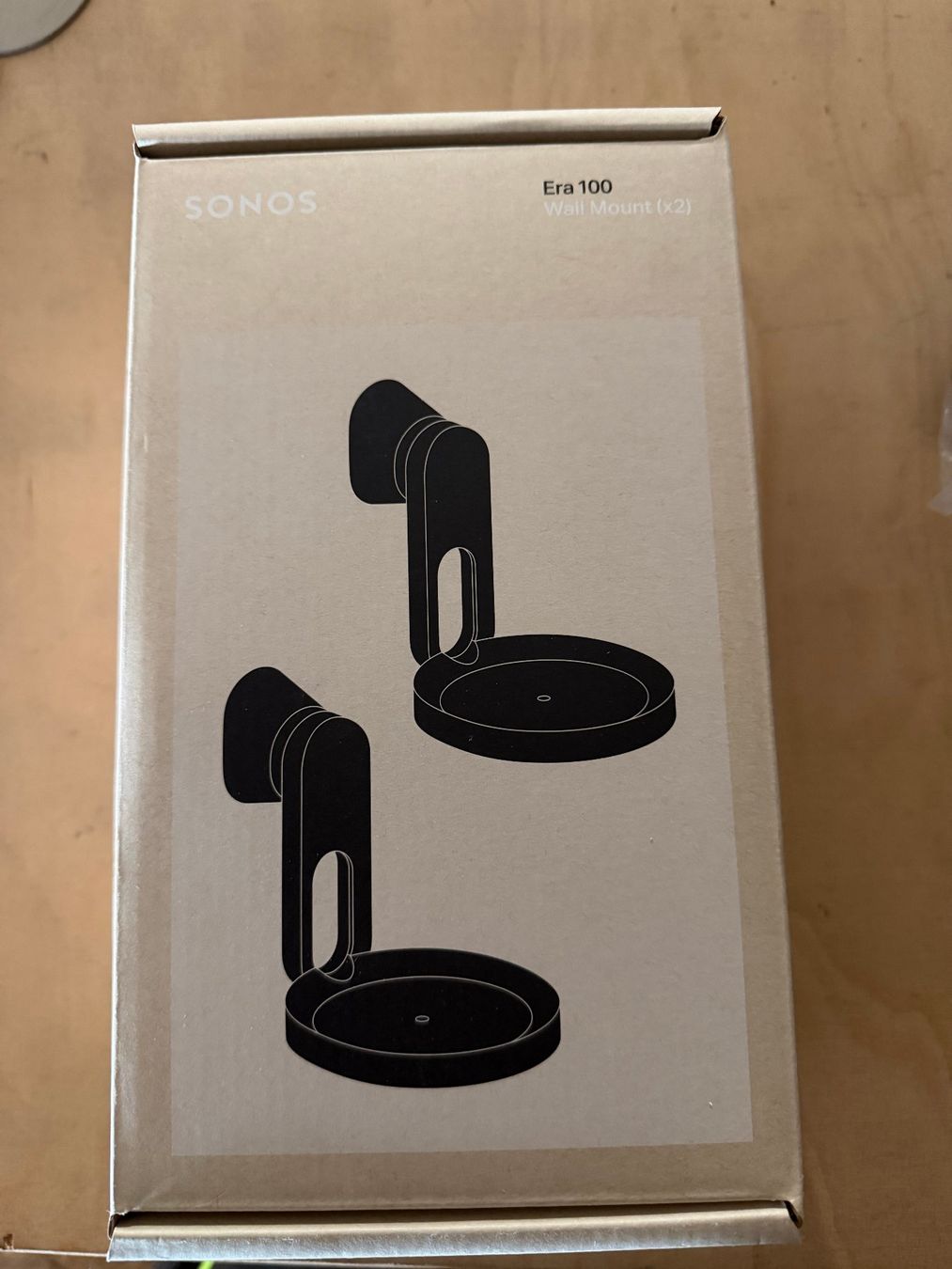 Sonos Supporti a parete: SONOS ERA100 Halterung schwarz – Nuovo e nell'imballaggio originale da Hochdorf venduto da aioc