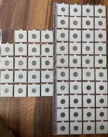 56x 50 Rappen Sammlung 1905-1981, 43 Stück Silber