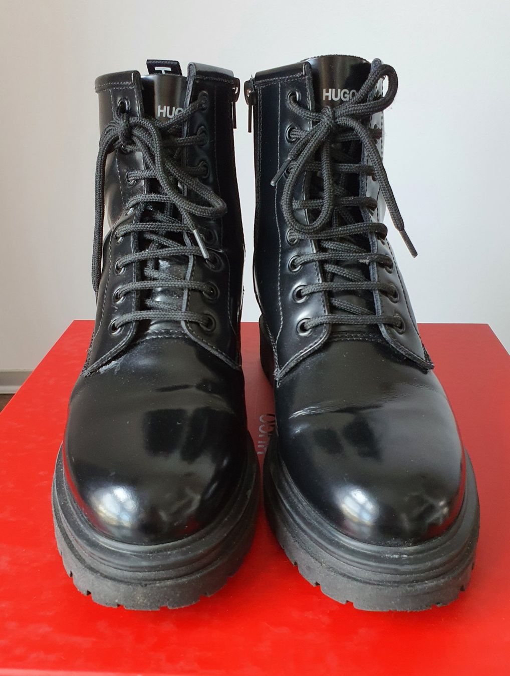 Hugo Boss Scarpe da donna: Hugo  Damen Alpha Bootie-C Combat Boots – Usato da Weiach venduto da sim_8s27 4