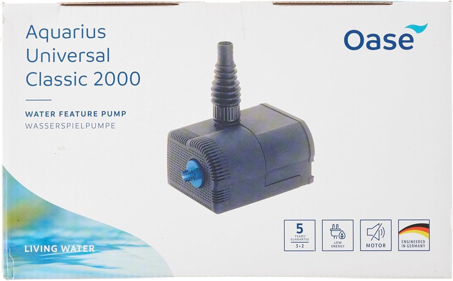 Oase Pumpen & Teile: Oase Aquarius Universal Classic 2000 – Neu und originalverpackt aus Bottighofen von zaap 5
