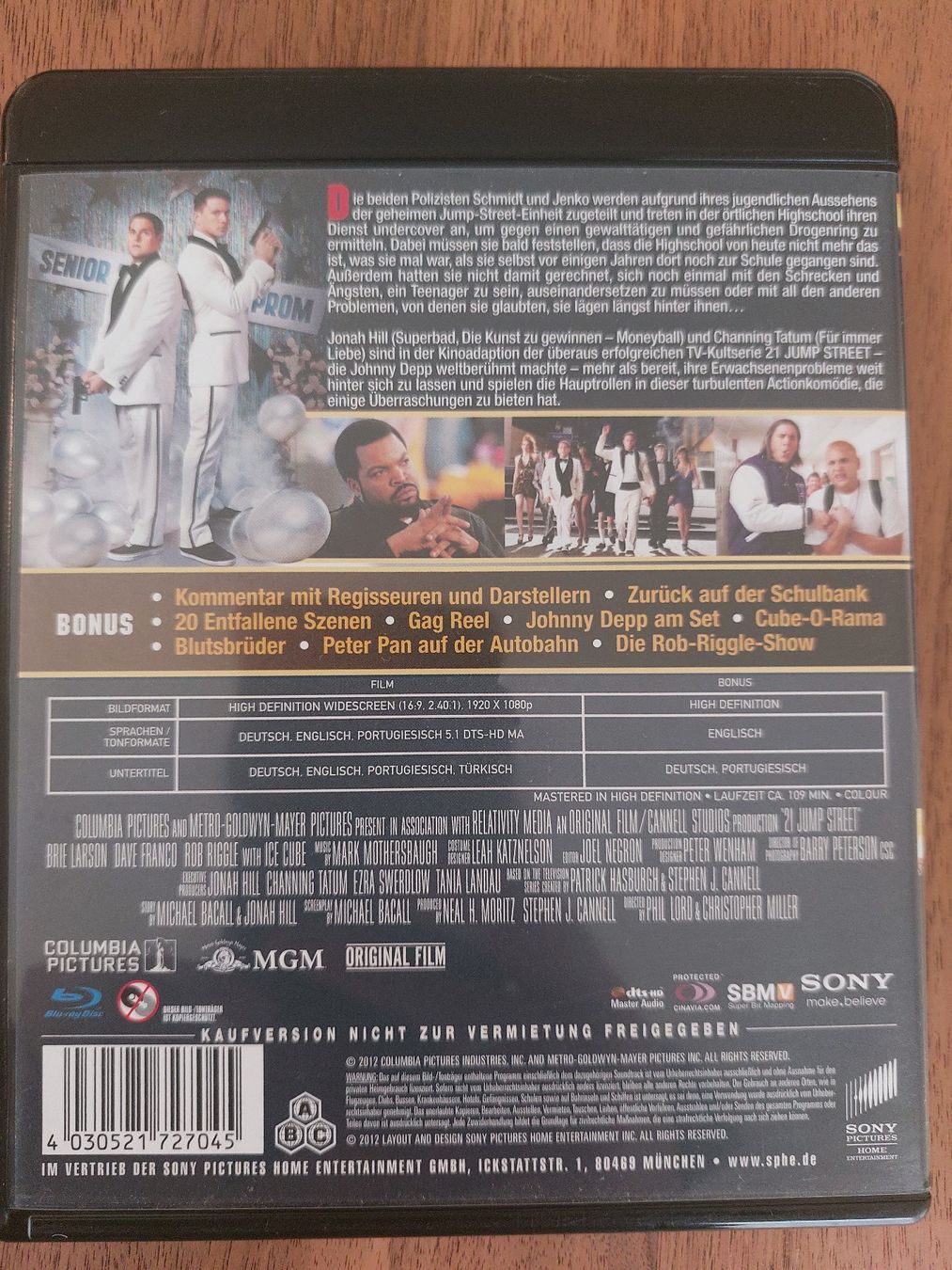 Tutti i DVDs: Blu Ray - 21 Jump Street – Usato da Rheinfelden venduto da FilmAuktion 1