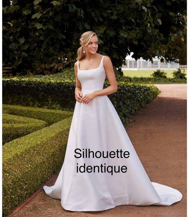 Vestiti: Robe de mariée col carré (neuve) – Nuovo e nell'imballaggio originale da Jussy venduto da lit_6t76 5