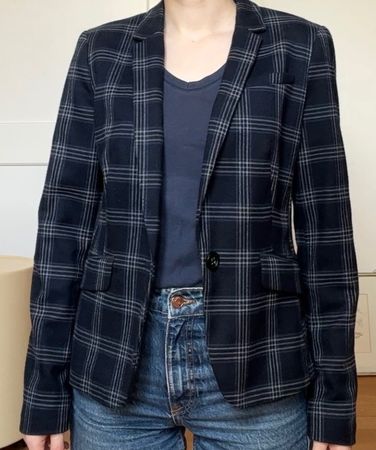 Esprit blauer karierter Blazer 💙
