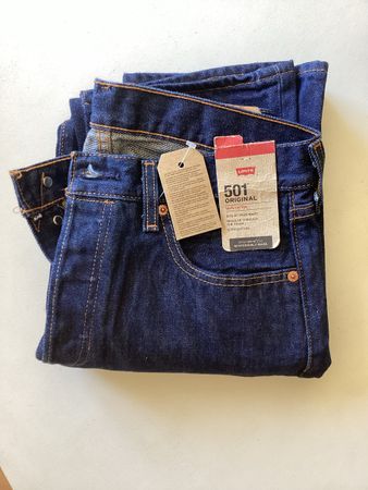 Levi's 501 Original Jeans Gr. 30/32 Dunkelblau Sommer 2023 N