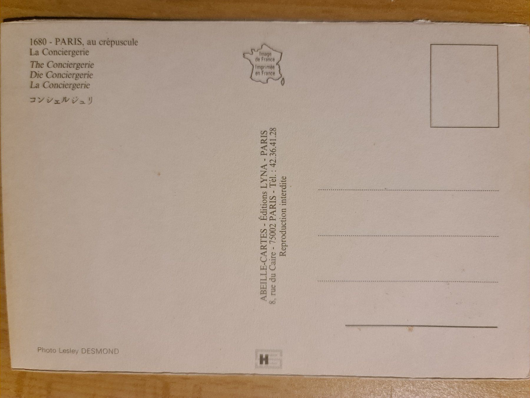 Cartoline postali: Ansichtskarte Paris Frankreich – Usato da Dintikon venduto da Vexi 1